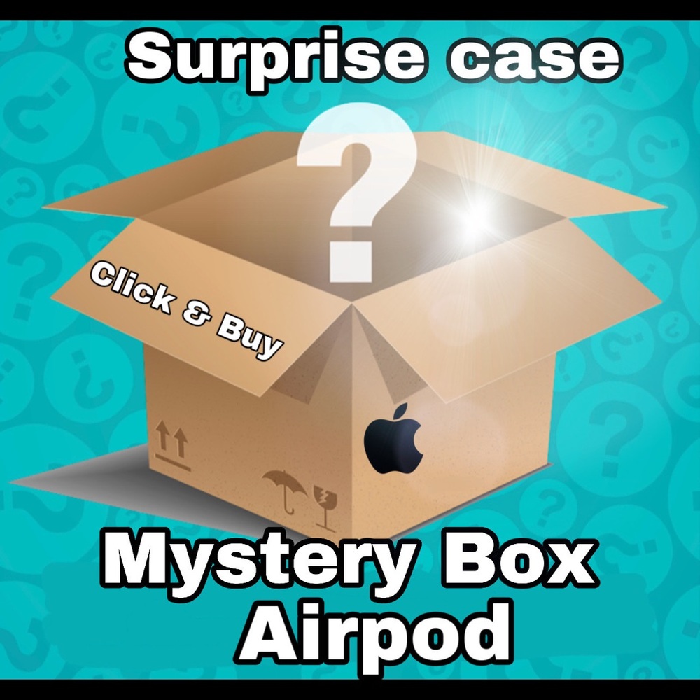 Mystery Airpod Case, Mystery Box Fun Airpod
1 /Airpod2 Can't Decide Surprise Me